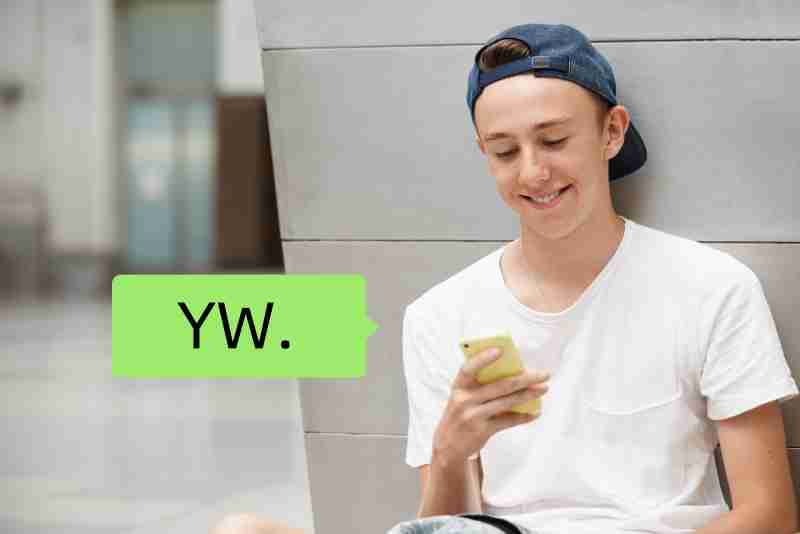 yw meaning in text