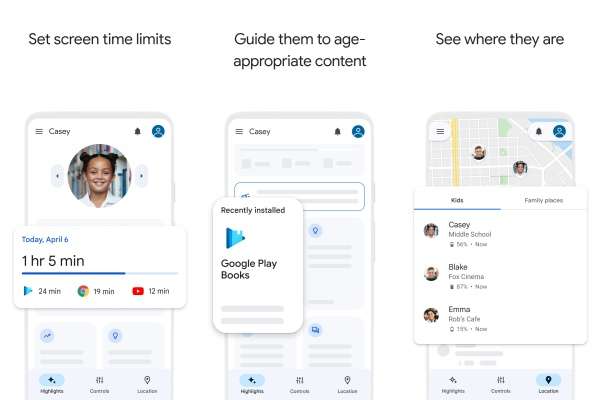 google family link parental control