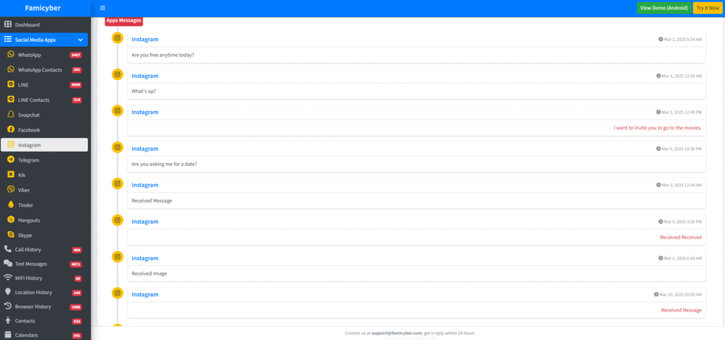 instagram-tracker-in-famicyber-demo