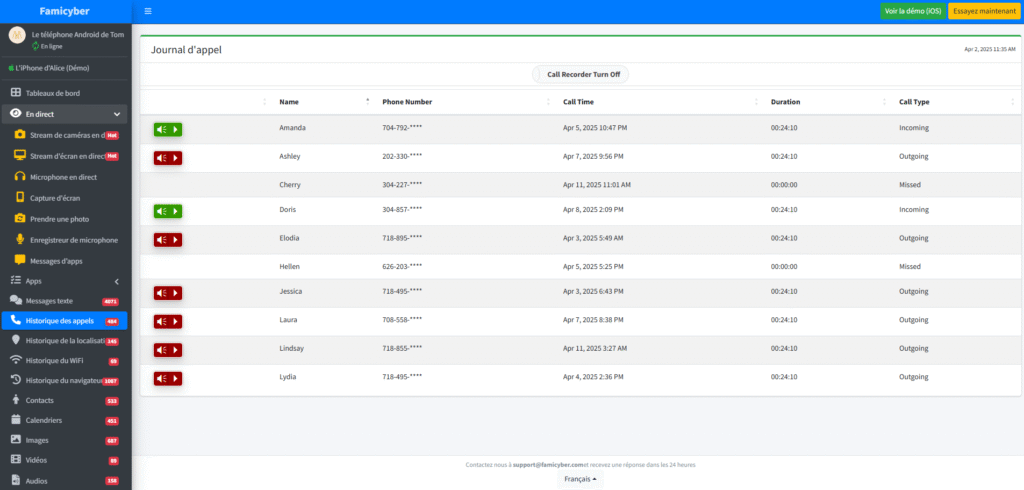 Famicyber-Meilleure-application-d'enregistrement-des-appels