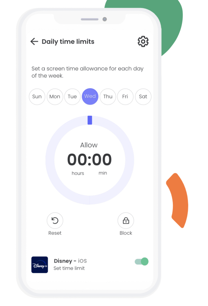 Qustodio daily time limits