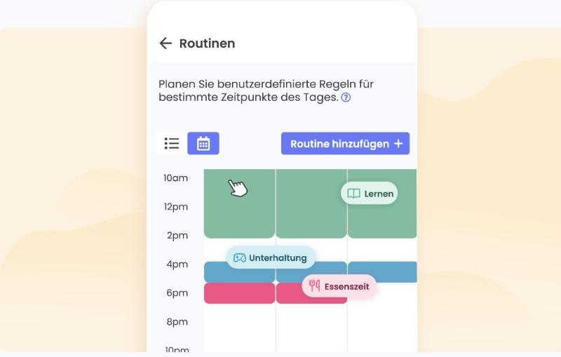 Tägliche Zeitlimits von Qustodio