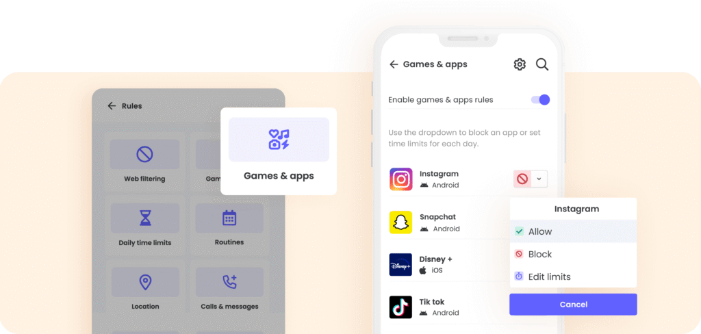 Qustodio monitor apps