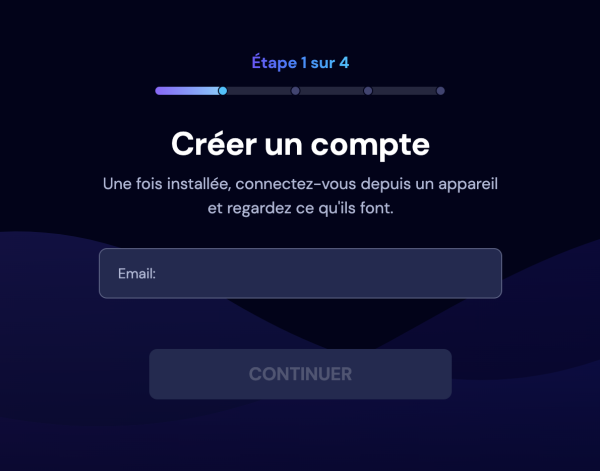 créer un compte Eyezy