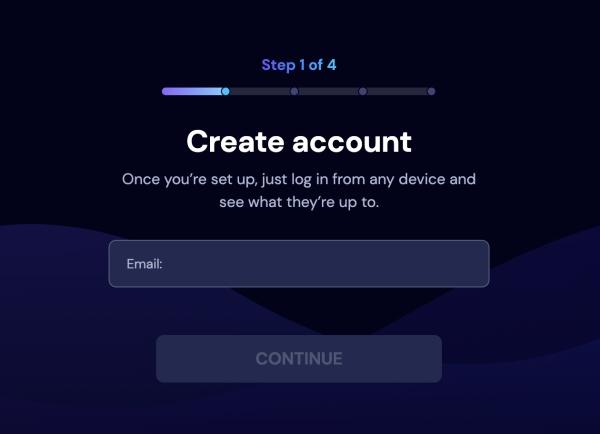 create Eyezy account